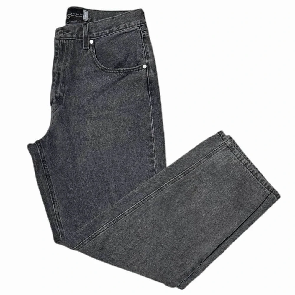 Levi's SilverTab Loose Jeans Black Gray Baggy Fit 90s Y2K Skater Style 33x32
